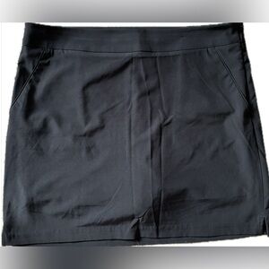 Greg Norman Stretch Skort/Short/Skirt, Women's Size 12, L/XL, Black, Golfing